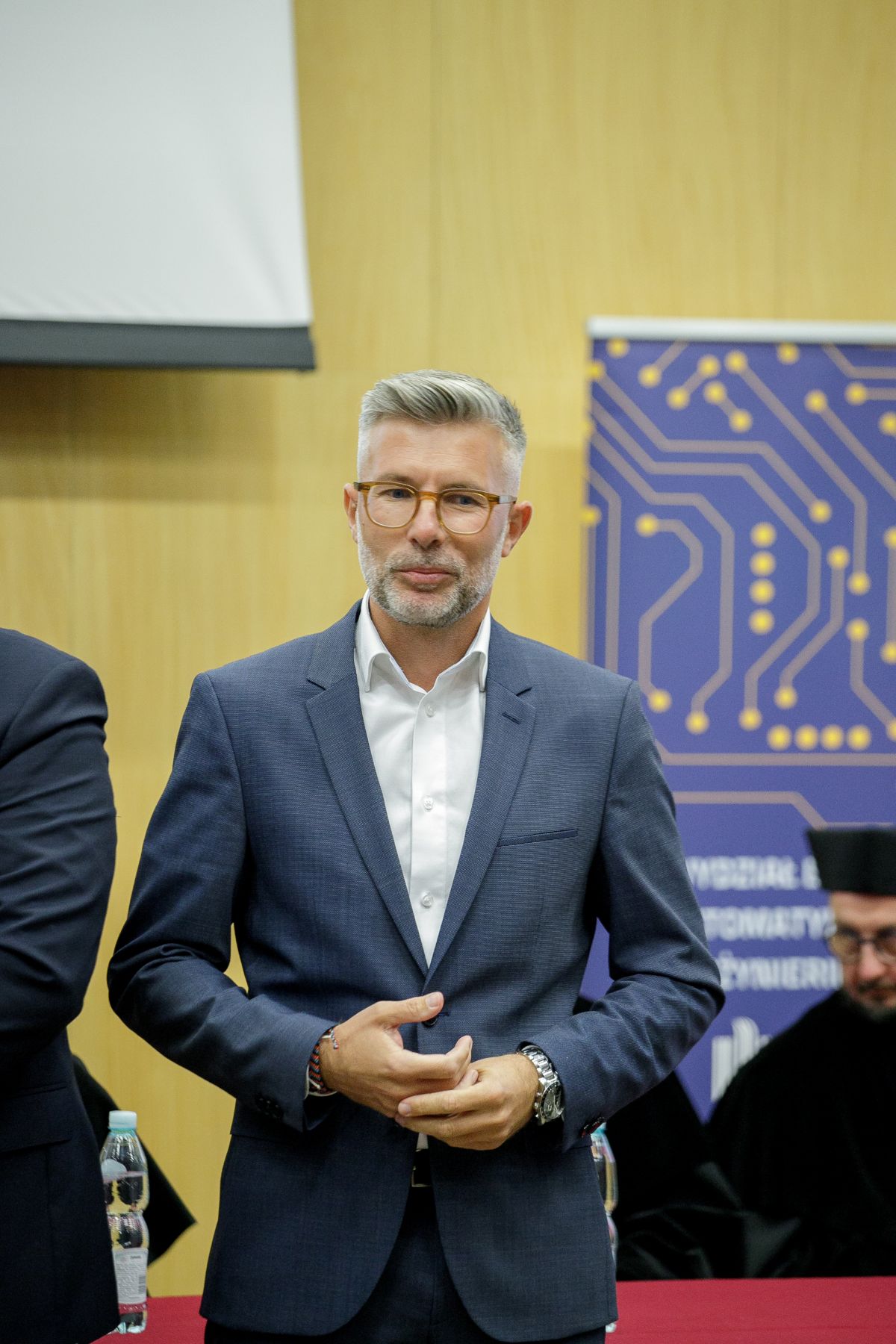 Rada Społeczna EAIiIB zdjecia osób z inauguracji w auli U2